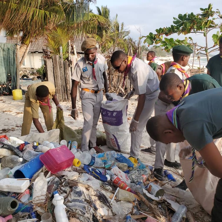Zanzibar - Beaches Clean - ups
As volunteers gathered at the picturesque shores of Kizingo and Forodhani, they worked diligently to remove litter and debris, demonstrating their commitment to preserving the natural beauty of Zanzibar's beaches. The event served as a practical application of the Scouts’ training, emphasizing the importance of environmental stewardship and community involvement.

The clean-up effort attracted local residents and environmental enthusiasts, all eager to contribute to the cause. The Scouts’ initiative drew attention to the need for ongoing efforts to maintain clean beaches and raise awareness of the impact of pollution on marine life.