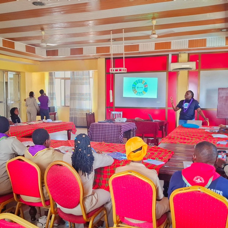 Plastic Tide Turner Training.
On January 30 - 31, 2025, a Plastic Tide Turner training was successfully conducted in Dar es Salaam, engaging participants from three regions: Dar es Salaam, Tanga, and Zanzibar. The event brought together 30 young people and 9 adults, all eager to learn about innovative solutions to plastic waste management. Participants engaged in hands-on activities, discussions, and workshops aimed at empowering local communities to combat plastic pollution and promote sustainable practices. The training fostered collaboration and knowledge-sharing among participants, equipping them with the tools needed to make a positive impact in their regions.



The training was officially opened by Tanzania Scouts Association Chief Commissioner LT. Abubakari Mtitu, highlighting its importance within the community, and was concluded by Mr. Juma Dossa, a National Board Member, who emphasized the commitment to environmental advocacy. The training was facilitated by Ms Grace Kamau, Officer Education and Impact from World Scout Bureau.

